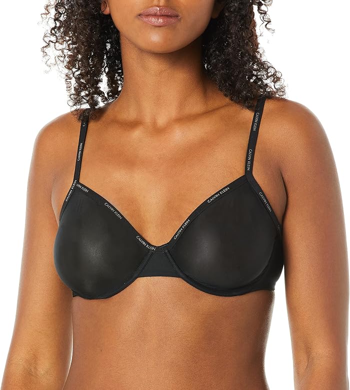 Женский бра Calvin Klein Sheer Marquisette без подкладки