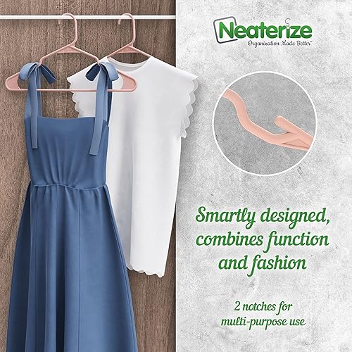 Miniatura 3 de Perchas de plástico para ropa  Perchas de ropa resistentes y duraderas  Perchas de colores vibrantes  Perchas ligeras que ahorran espacio  20, 40,