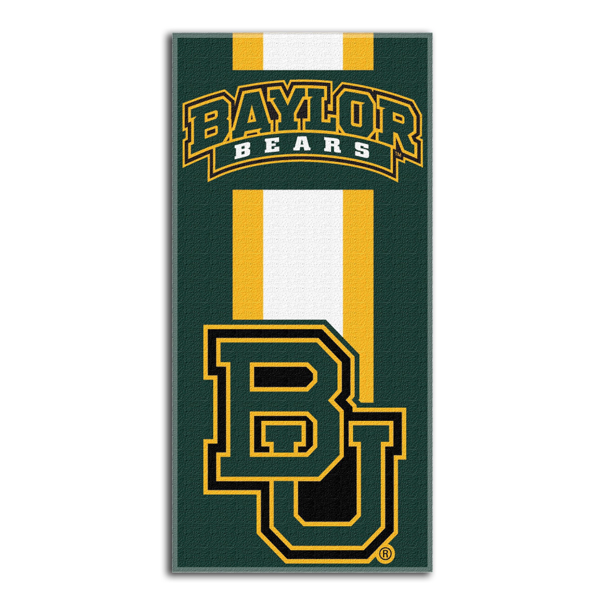 Northwest The Company NCAA Baylor Bears Beach Towel, 30" x 60", Zone Read
