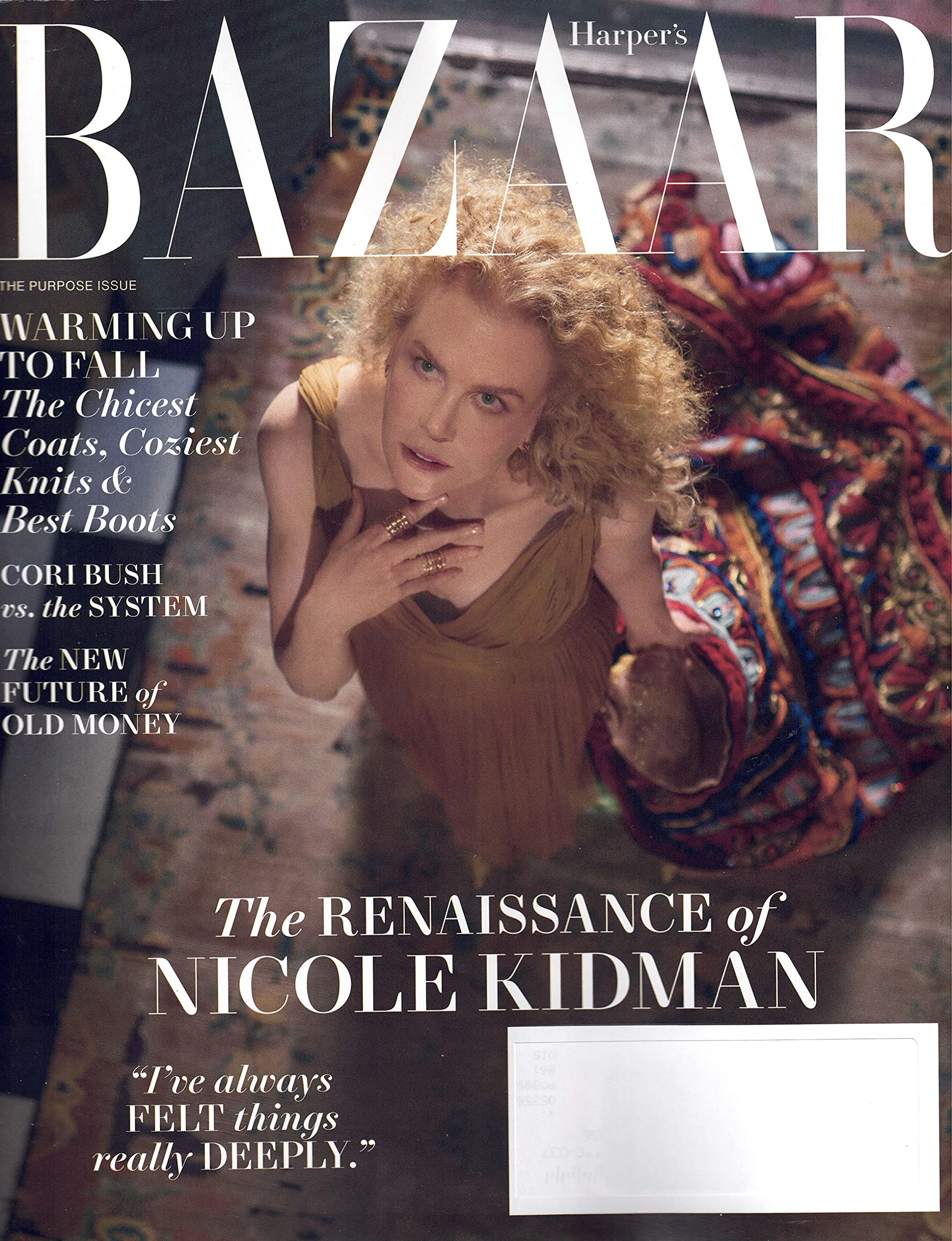 HARPER'S BAZAAR MAGAZINE - OCTOBER 2021 - NICOLE KIDMAN Single Issue Magazine