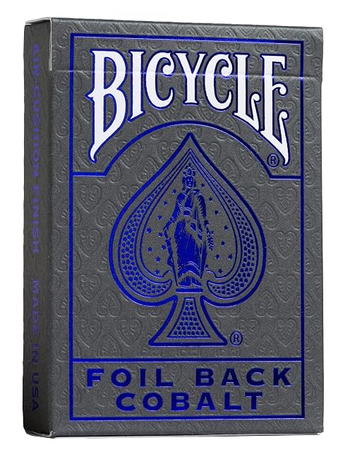 Bicycle Cobalt (Blue) Metal Luxe Playing Card Deck - Version 2