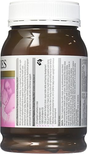 Miniatura 2 de Blackmores Embarazo y Lactancia Oro 180 Cápsulas