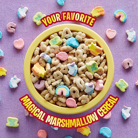 American cereal - Lucky Charms Cereal with Marshmallows - 10.5oz (300g) Pack of 1