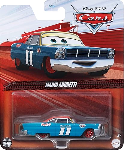 Miniatura 4 de Disney Pixar Cars Mario Andretti - Vehículo fundido a presión