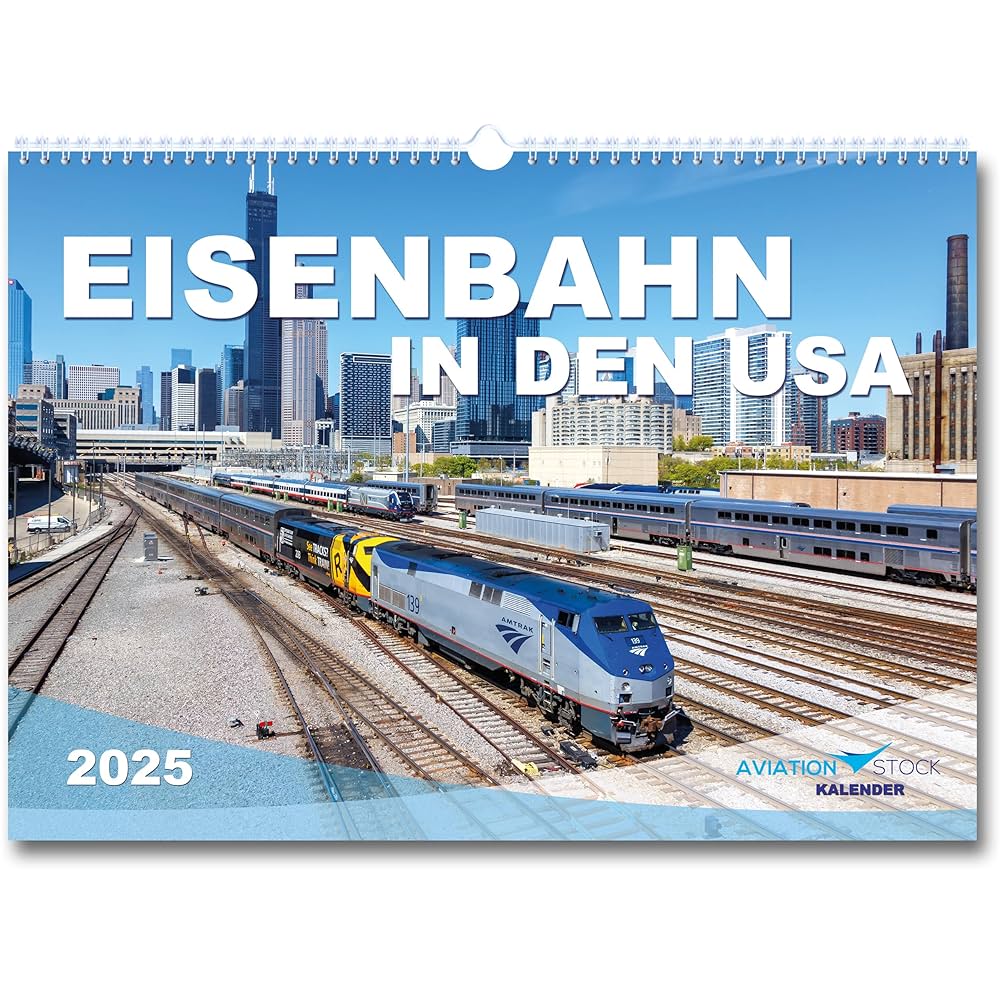 鉄道　カレンダー Amazon | 鉄道カレンダー 2024年 アメリカの鉄道 DIN A3形式