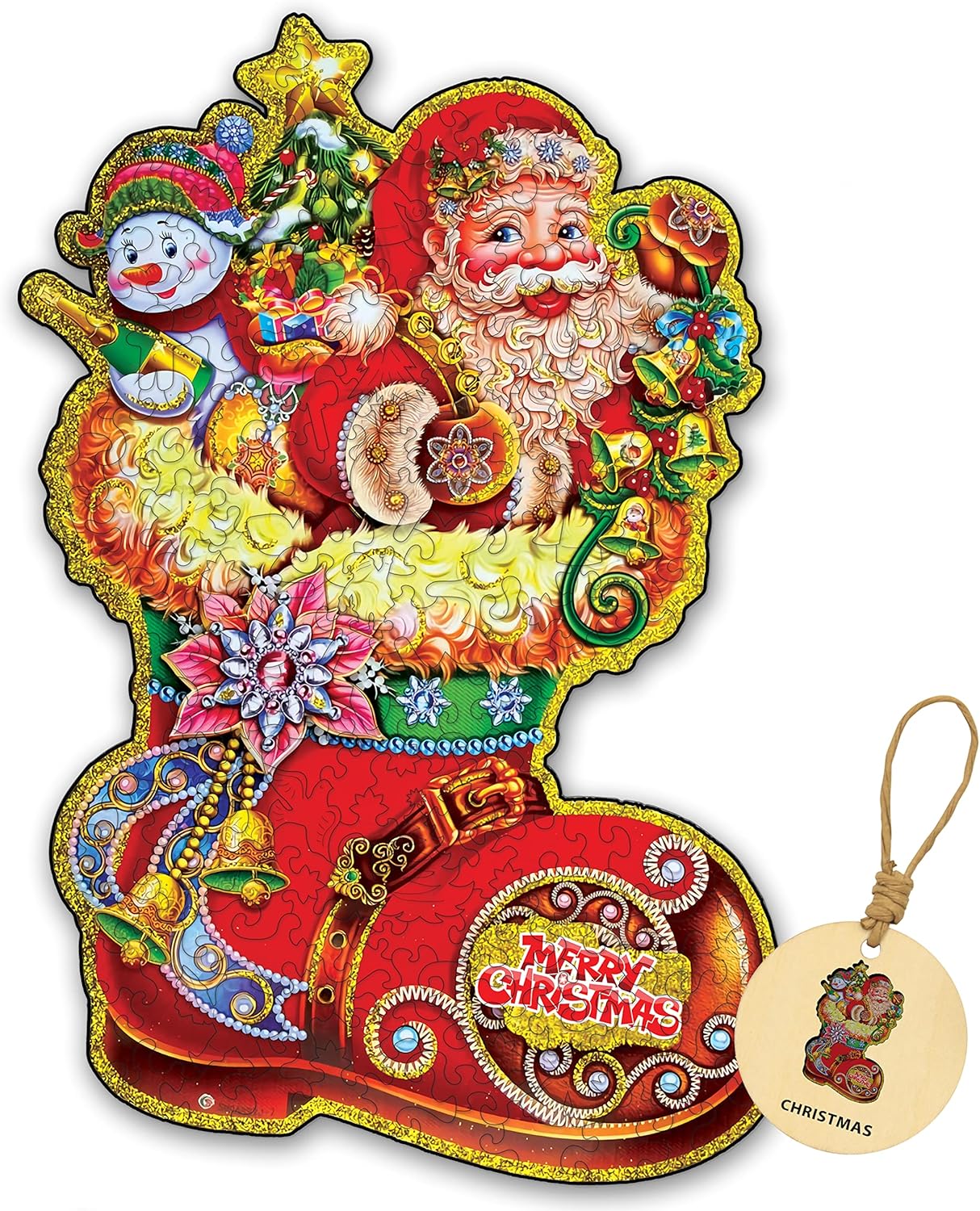 Amazon DEPLEE Wooden Puzzles For Adults Christmas Wooden Jigsaw Amazon DEPLEE Wooden Puzzles For Adults Christmas Wooden Jigsaw