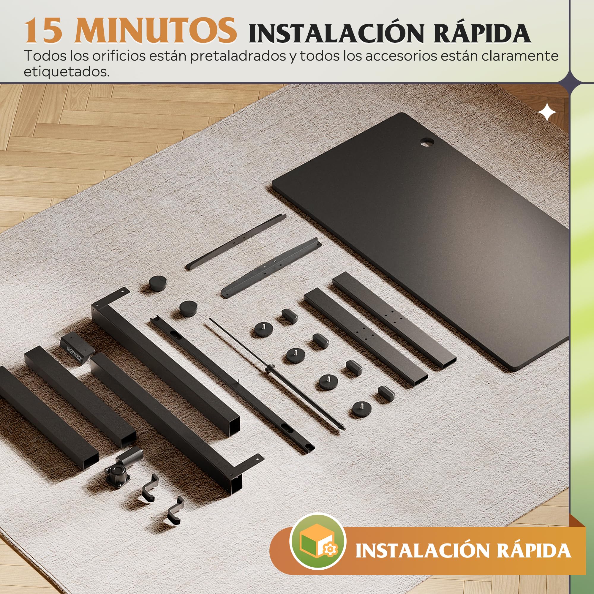 DEVAISE Escritorio Elevable Eléctrico 120x60cm, con 3 Memorias y Pantalla Digital, Mesa Ajustable Monobloque para Oficina en Casa, Blanco