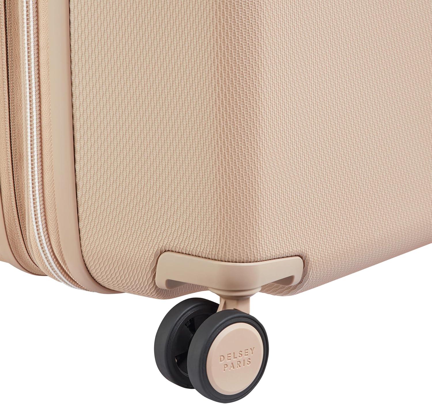 DELSEY PARIS Chatelet Air 2.0 - Hardside Checked Luggage 28 Inch Large - TSA Lock - 360° Spinner Wheels- Polycarbonate Travel Suitcase - 10-Year Warranty, Beige Rose