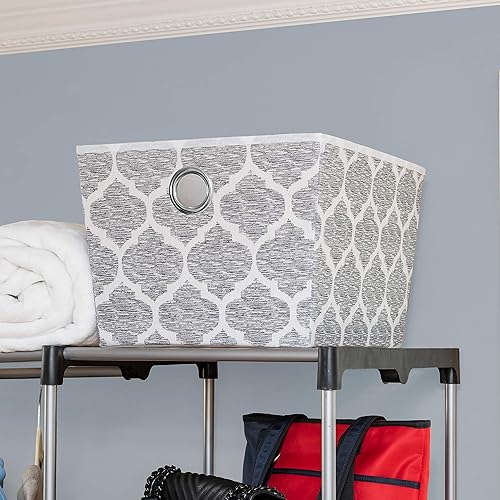 Miniatura 6 de Home Basics SB39120, Bolsa de almacenamiento abierta, gris