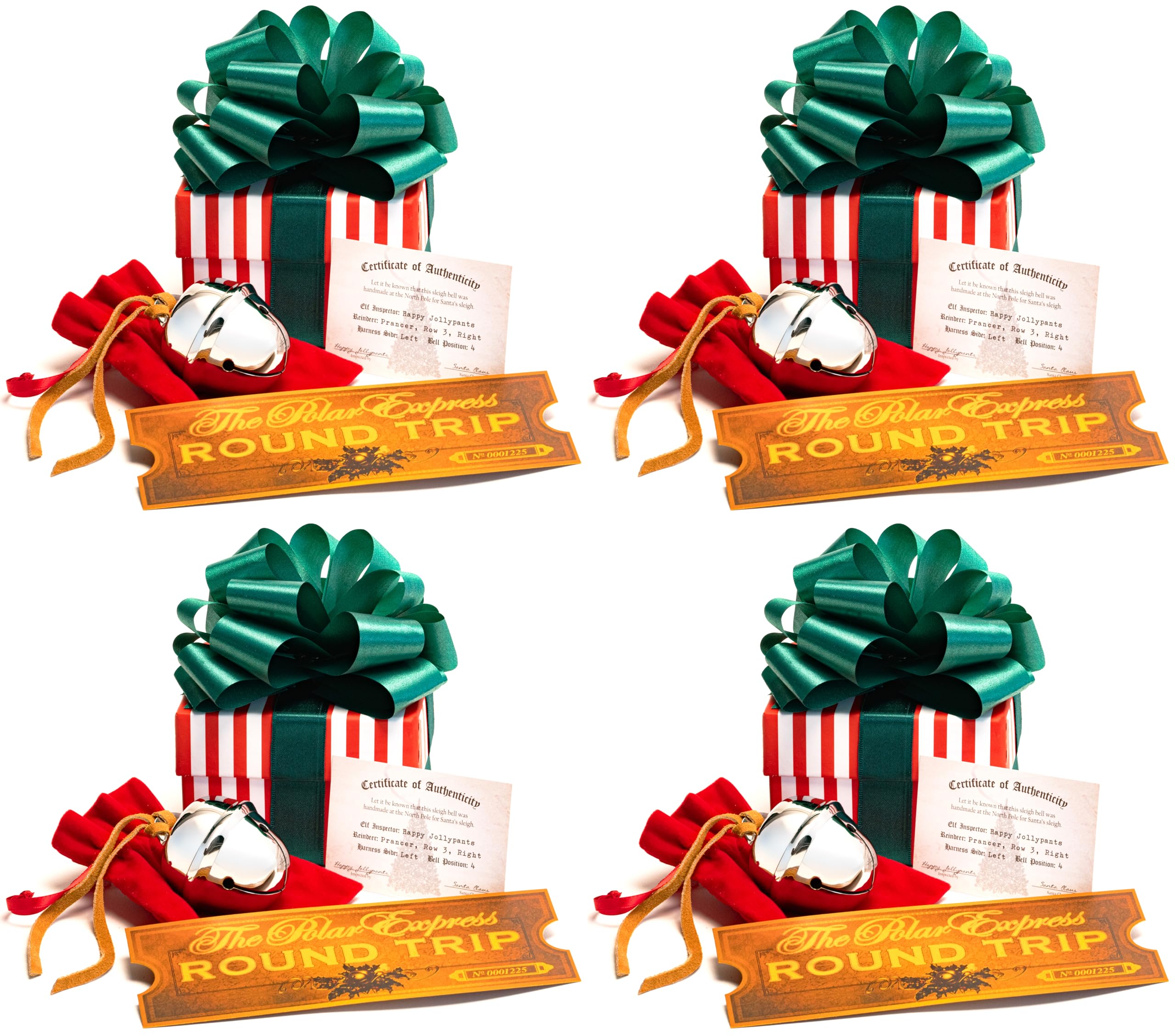 LilyDeal Polar Exp Sleigh Bell Gift Set with Round Trip Ticket (4)
