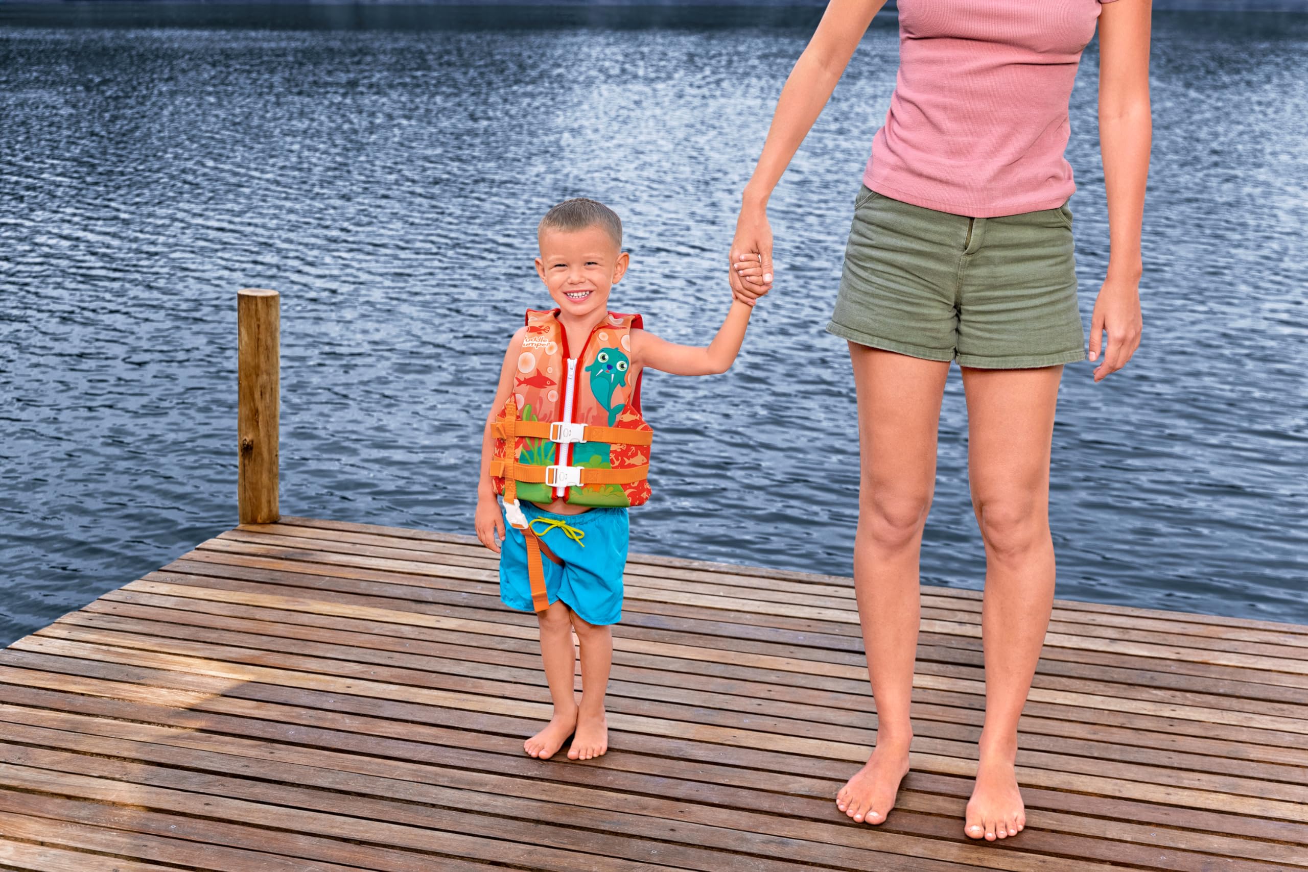 Bestway 90146 Giubbino da nuoto per bambini in tessuto Puddle Jumper, 3-6 anni