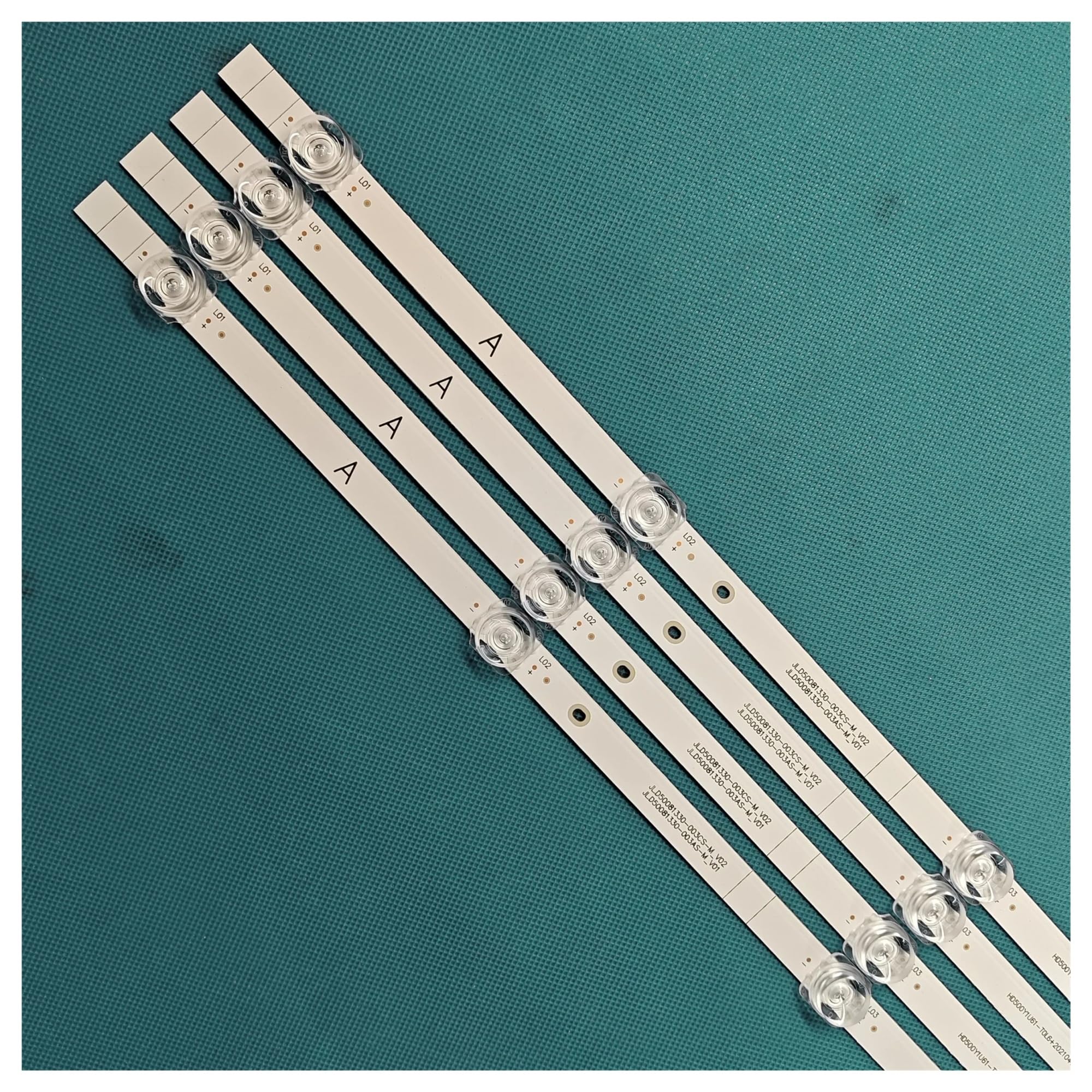 Retroiluminación LED de 8 LED compatible con Hisense 50A65H, 50A68G, 50A6BG, 50A6BGTUK, 50A6GR, 50A6GTUK, 50A6GV, 50A6GX3, 50A6H, 50A7GV, 50E7HQ, 50E7HQTUK