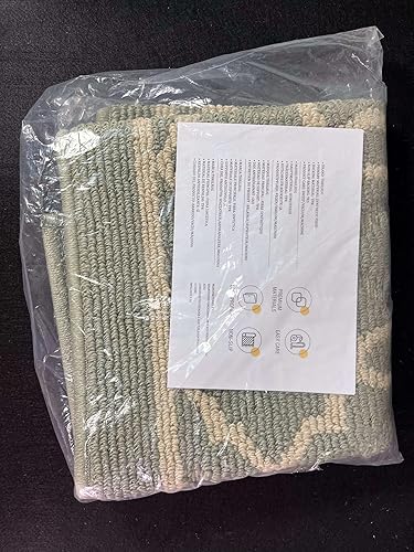 Miniatura 2 de Tapete de otoño para interiores, de 36 x 24 pulgadas, tapete de bienvenida duradero de perfil bajo, tapete absorbente para puerta delantera y