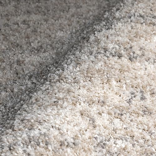 Miniatura 8 de nuLOOM Brooke - Alfombra contemporánea de pelo, 4 x 6 pies, color marfil