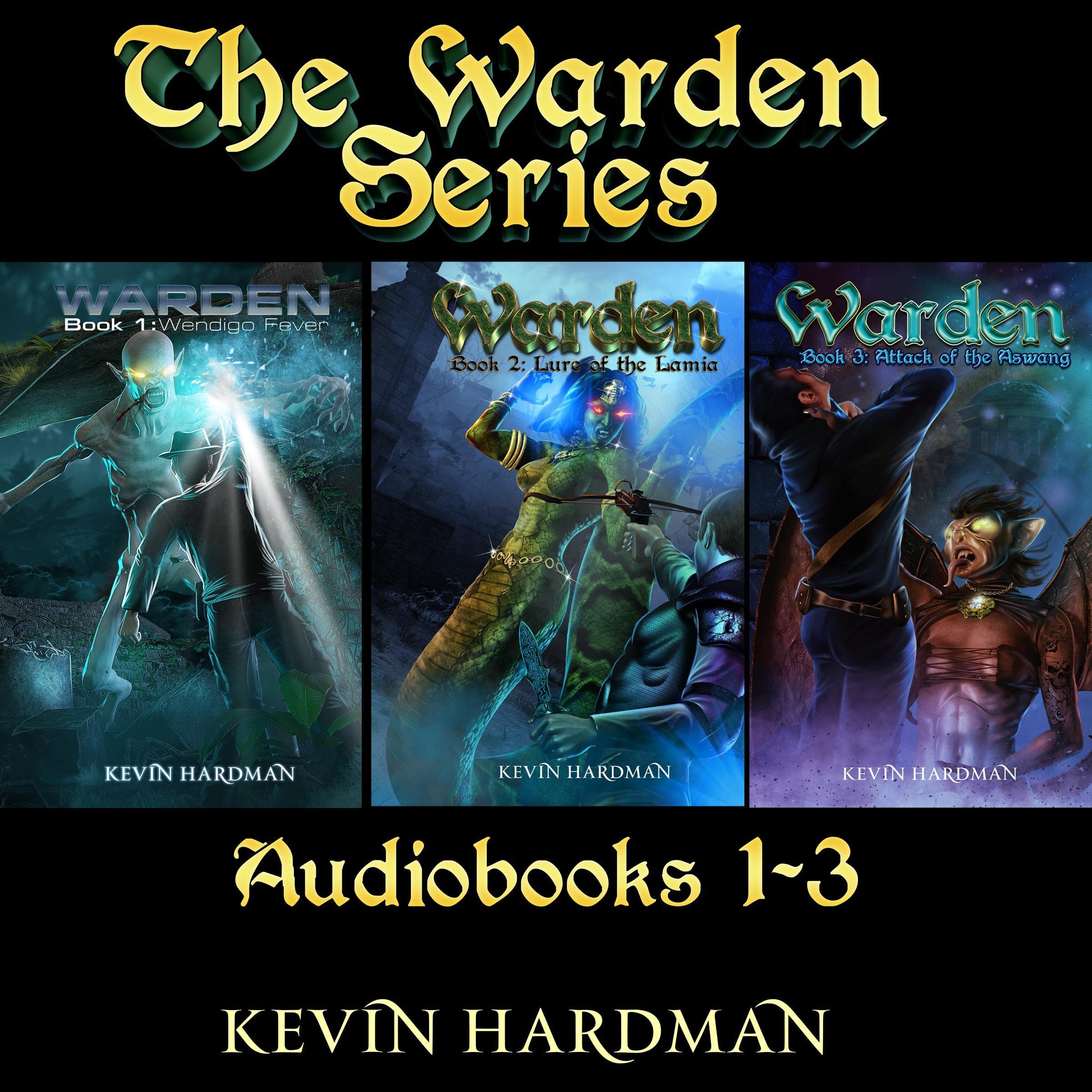Cover art for The Warden Series, Books 1-3
