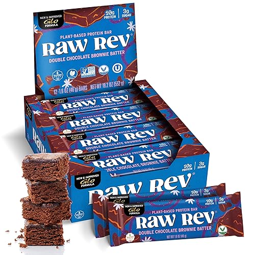 Raw Rev Glo Vegan - barras de proteĂnas sin gluten Raw Rev Glo Vegan - barras de proteĂnas sin gluten