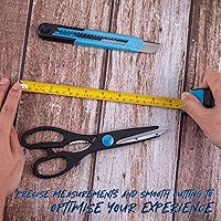 Vista 4 de CARTMAN Juego de herramientas para el hogar de 39 piezas, herramientas manuales esenciales para el hogar con estuche de almacenamiento de plástico