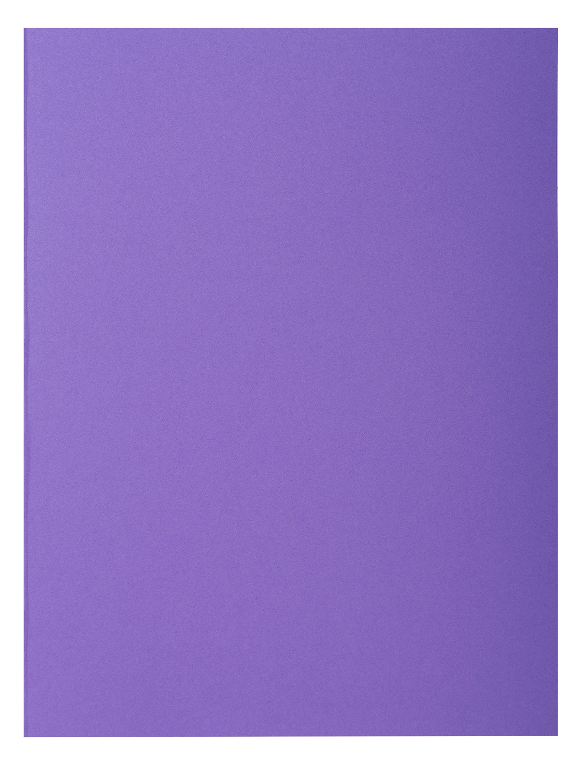 Exacompta 216008E Teczka na dokumenty ROCK’‘S 210g - A4 - 24x32cm - 2 wewnętrzne klapy - 50 sztuk - kolor: fioletowy
