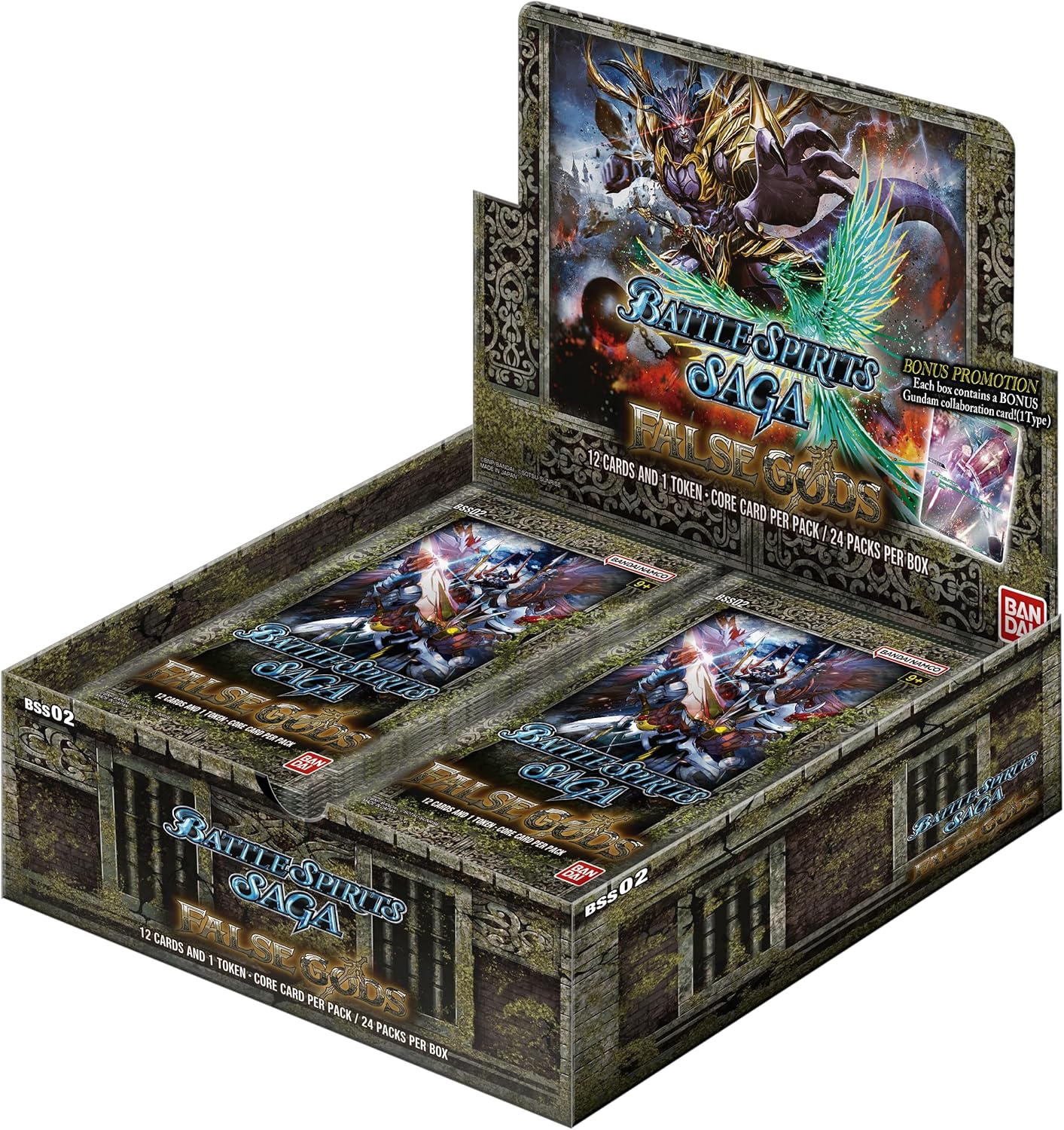 BANDAI NAMCO Entertainment Battle Spirits SAGA Card Game: Set 02: False Gods Booster Box [BSSB02]