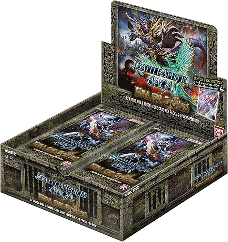BANDAI NAMCO Entertainment Battle Spirits SAGA Juego de cartas Set 02 Caja de refuerzo de dioses falsos BSSB02