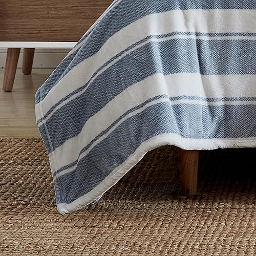 Miniatura 10 de Eddie Bauer - Manta individual, ropa de cama ultra afelpada, decoración ligera del hogar para todas las estaciones (gris, individual)