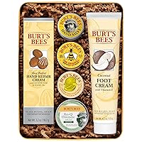 Vista 1 de Ideas de regalos de Burt's Bees - Set clásicos, 6 productos en lata de regalo – Crema para cutículas, bálsamo para manos, bálsamo labial, ungüento