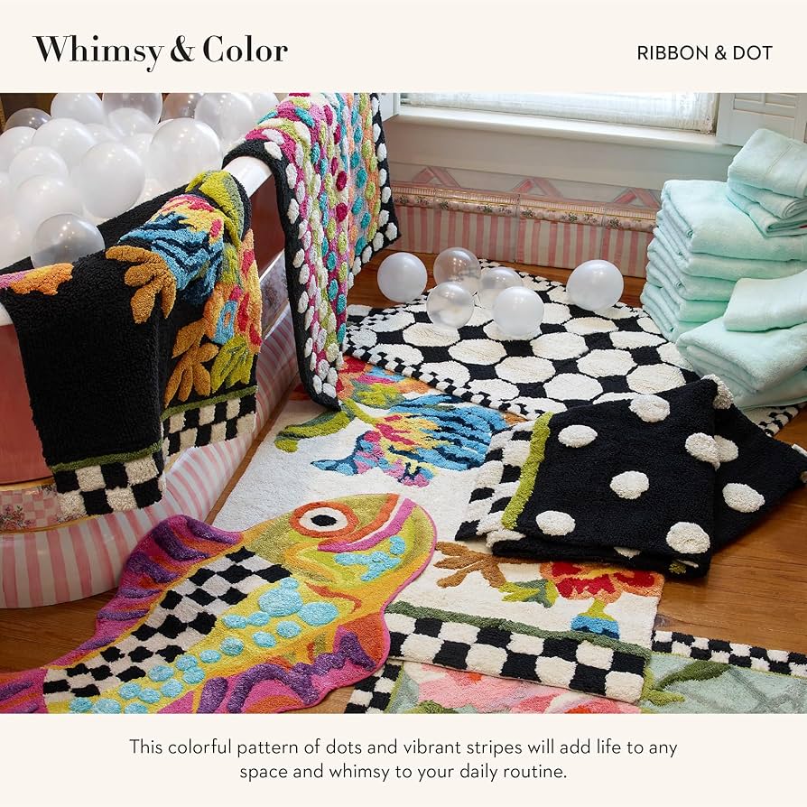 MACKENZIE CHILDS 毛布・ブランケット MACKENZIE CHILDS 毛布・ブランケット Zig Zag Throw - Black & Red