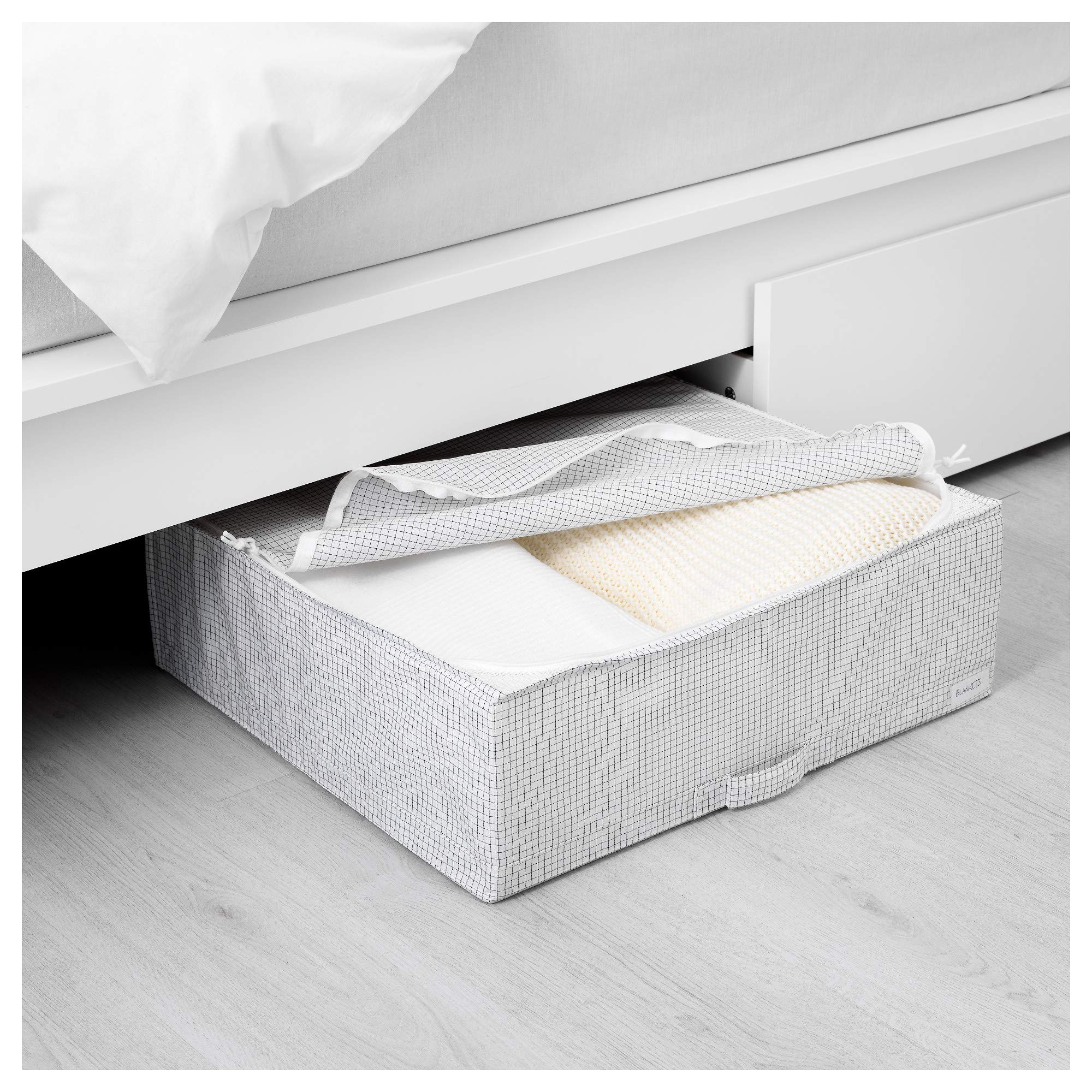 IKEA.. Étui de Rangement, Blanc/Gris