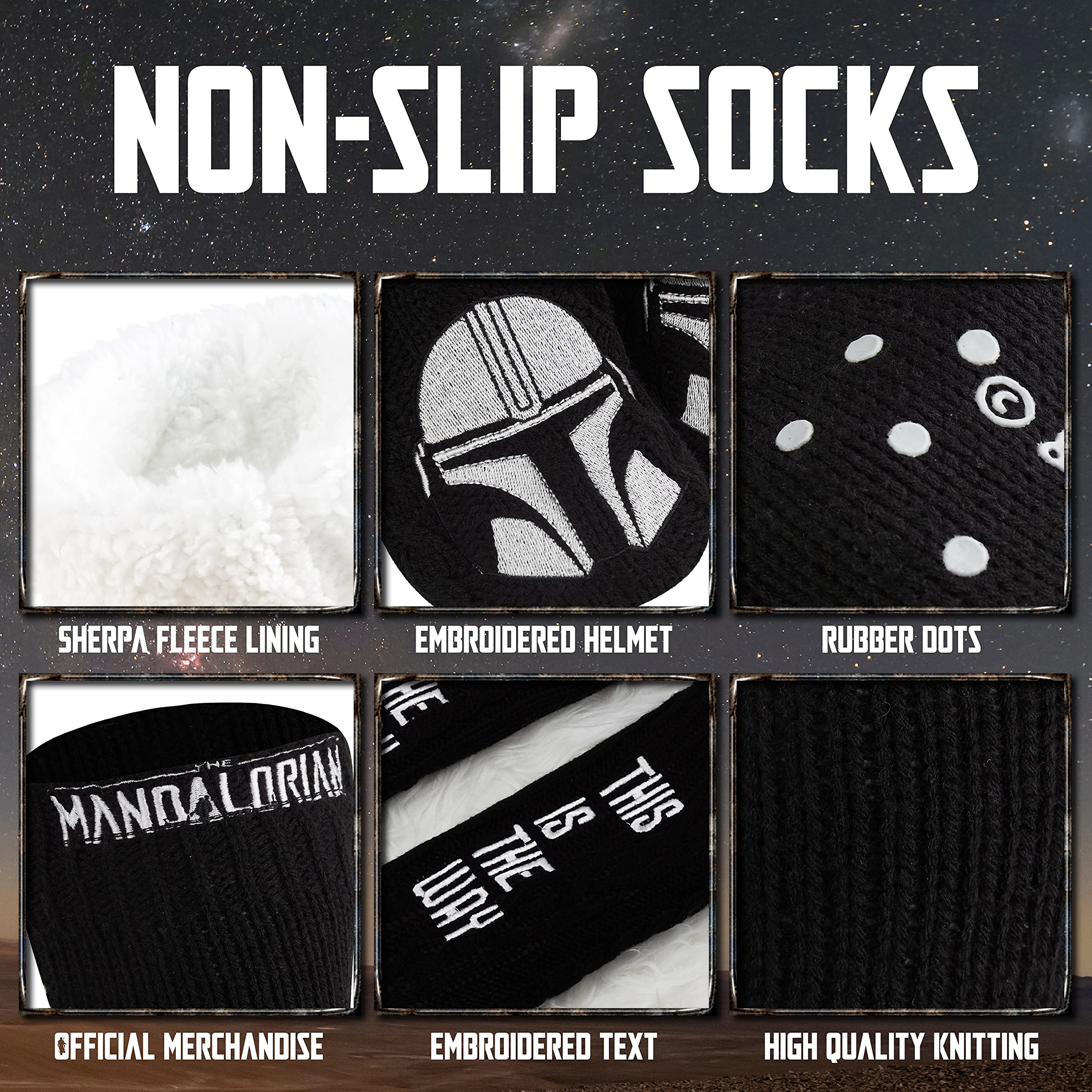 The Mandalorian Fluffy Socks, skarpetki męskie Baby Yoda, ciepłe skarpetki z dzianiny