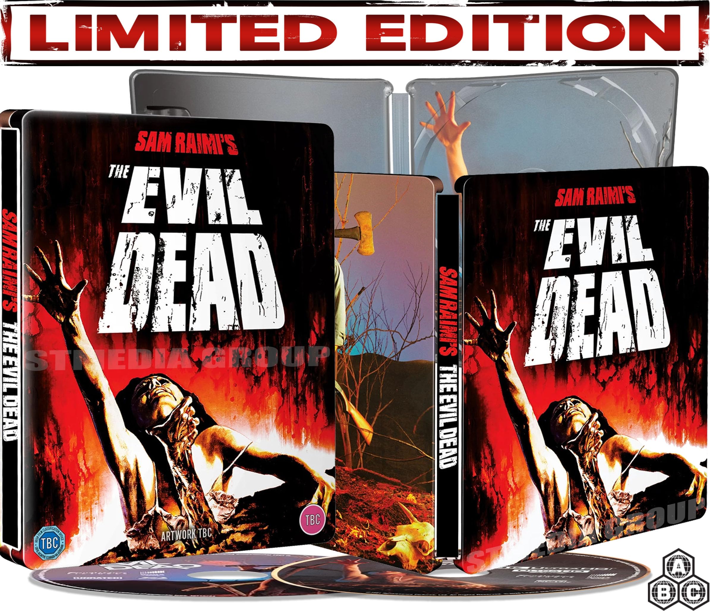 The Evil Dead (Limited Edition, SteelBook) [45th Anniversary] [1981] [4K UHD + Blu-ray] [Region Free]
