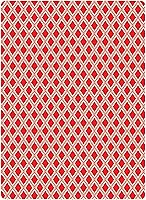 Vista 2 de Brybelly Red Deck, Wide Size, Regular Index, Plastic Coated, Standard Playing Cards