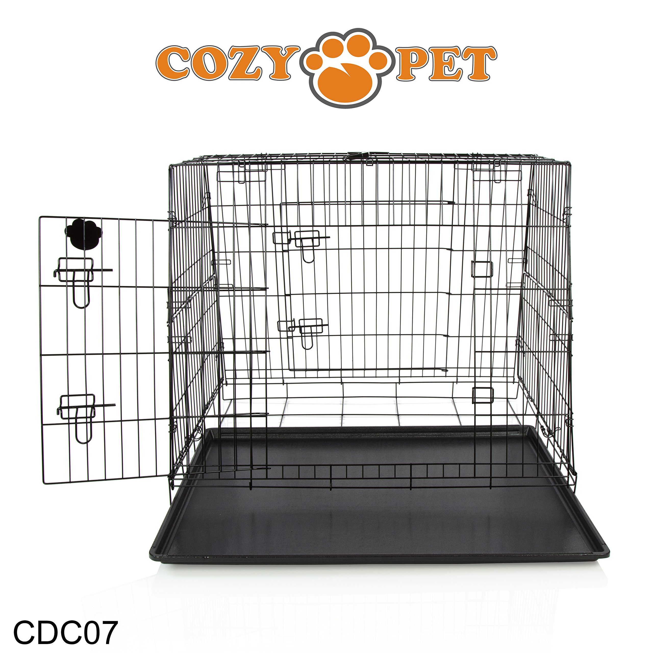 Car Dog Cage 36" by Cozy Pet, Fits Most Makes Audi BMW Fiat Ford Honda Hyundai Kia Jaguar Toyota Renault Vauxhall VW Volvo Puppy Crate Model CDC07 — view 2