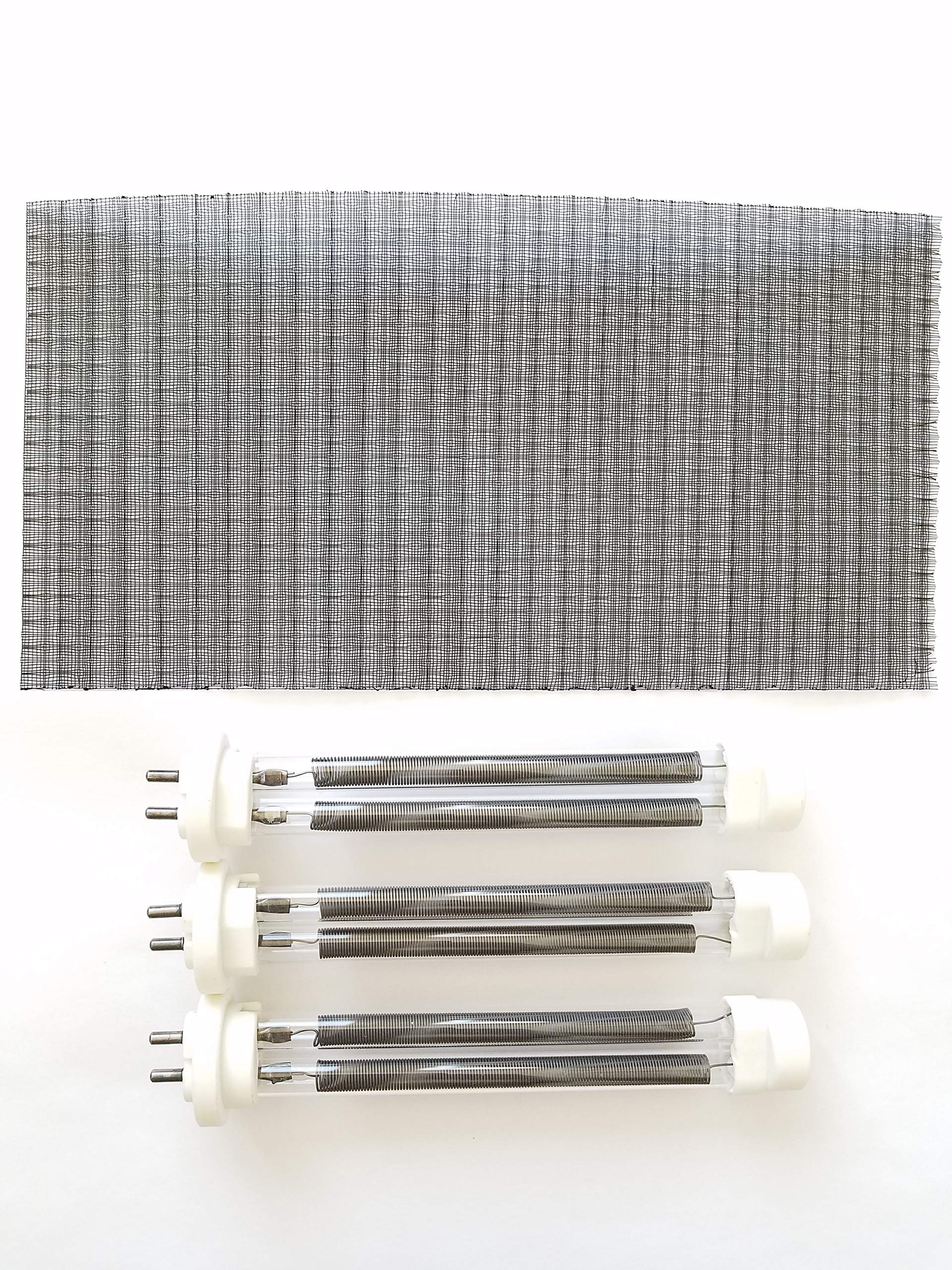 Set of 3 Double Life Bulbs/Heating Elements (1500 Watts) for Models GEN4 & USA1000 Infrared Heaters