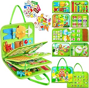 MONTESSOR BUSY BOARD For Toddler & Baby Educatonal Sensory | Etsy