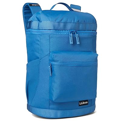 L.L.Bean Kids Kids Discovery Top Loader Pack Backpack Bags Deep Glacier Blue, Polyester