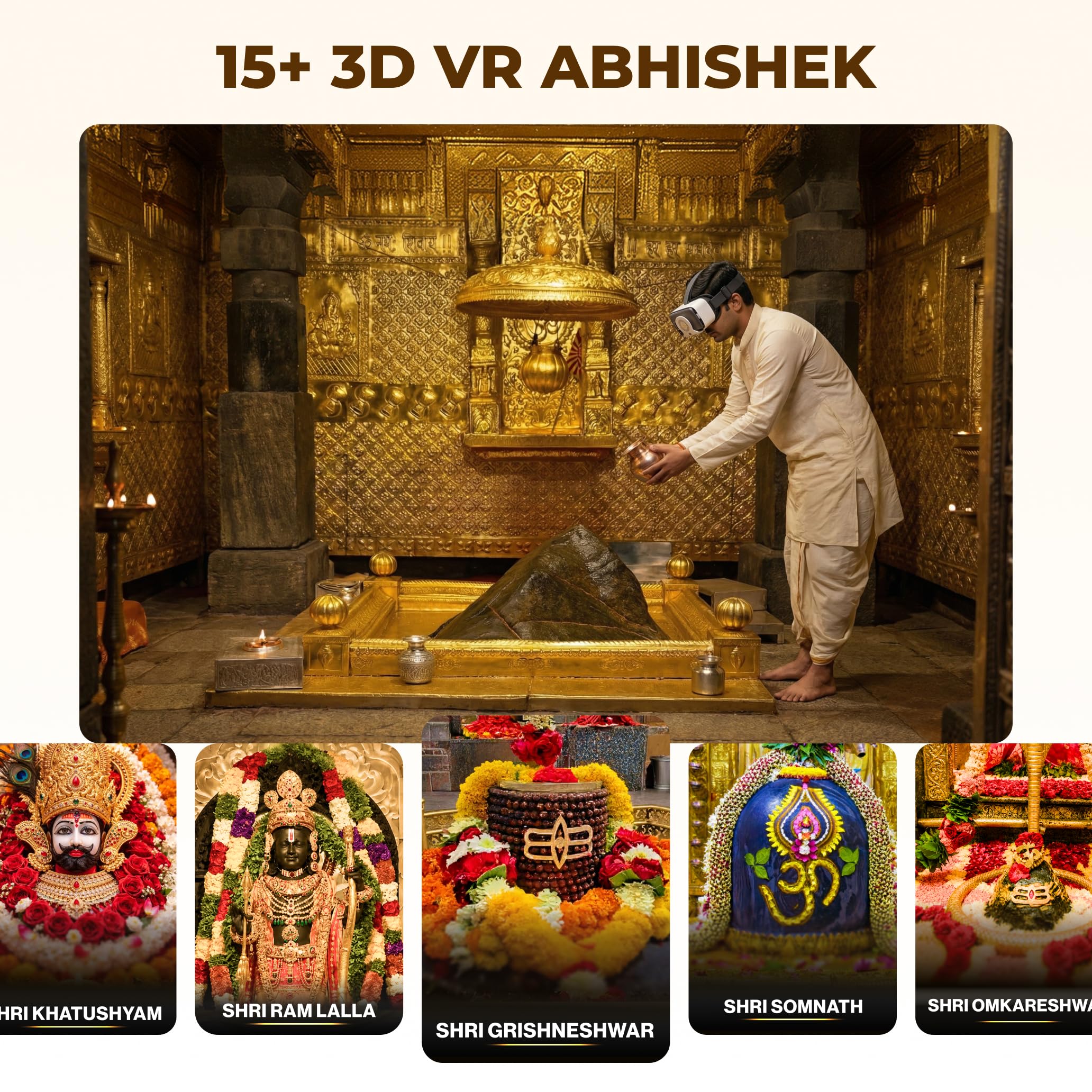 Durlabh Darshan VR Headset - 80+ VR Temple Yatras (1 -Year App Subscription) — Amazon image 5