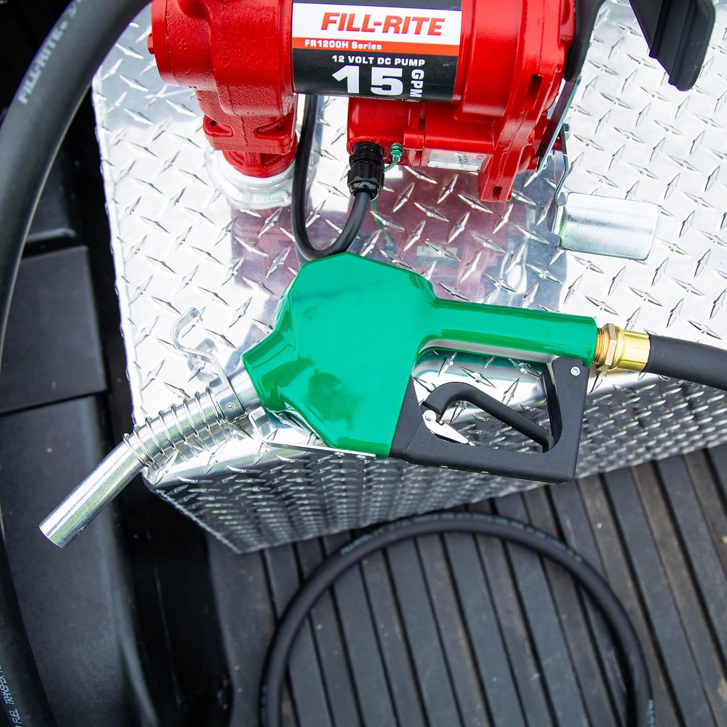 Fill-Rite SDN075GAN ¾" 3 to 15 GPM Automatic Standard Duty Fuel Transfer Nozzle, Green - For Gasoline, Diesel, Biodiesel up to B20, E15 & Kerosene