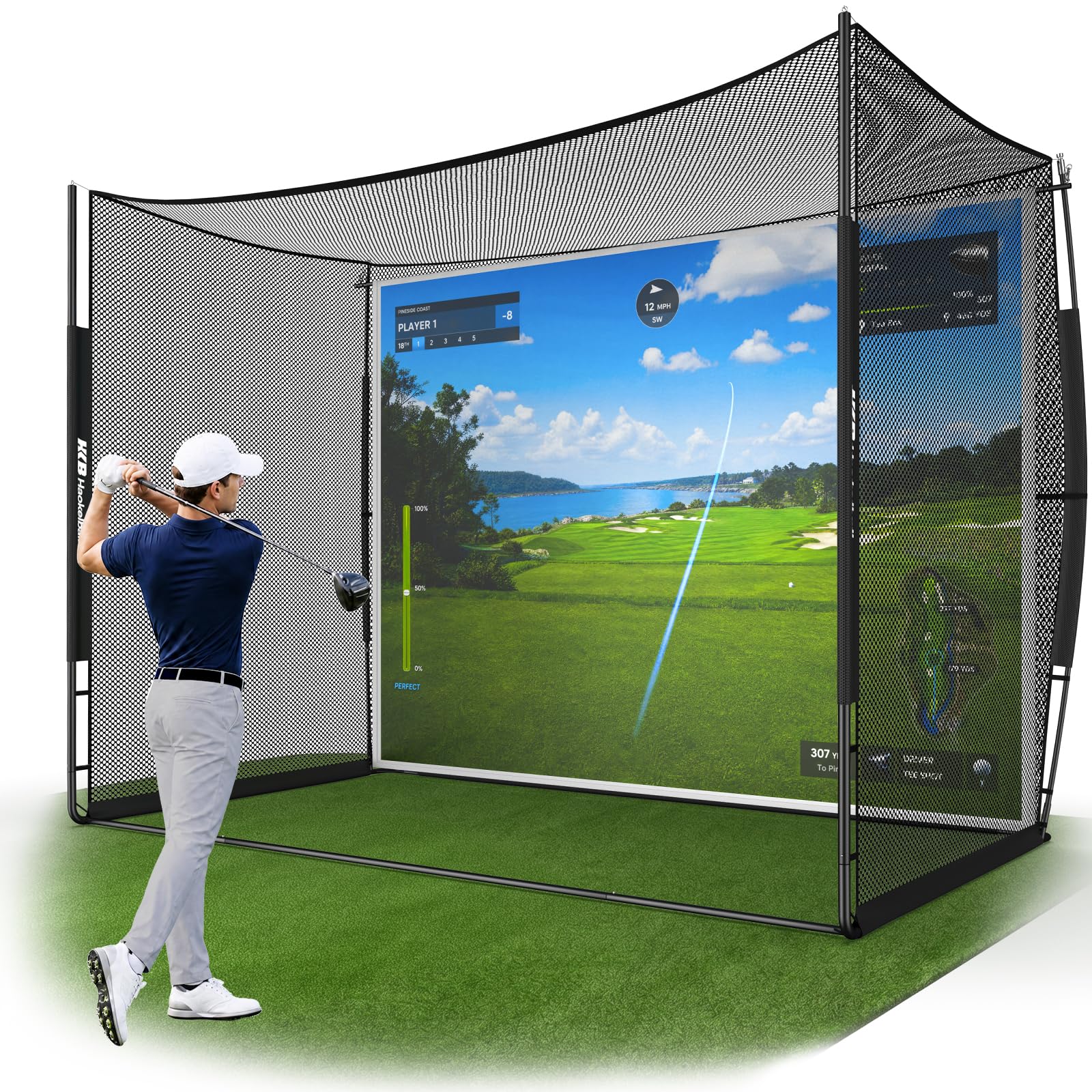 Haokelball Golf Practice Hitting Net