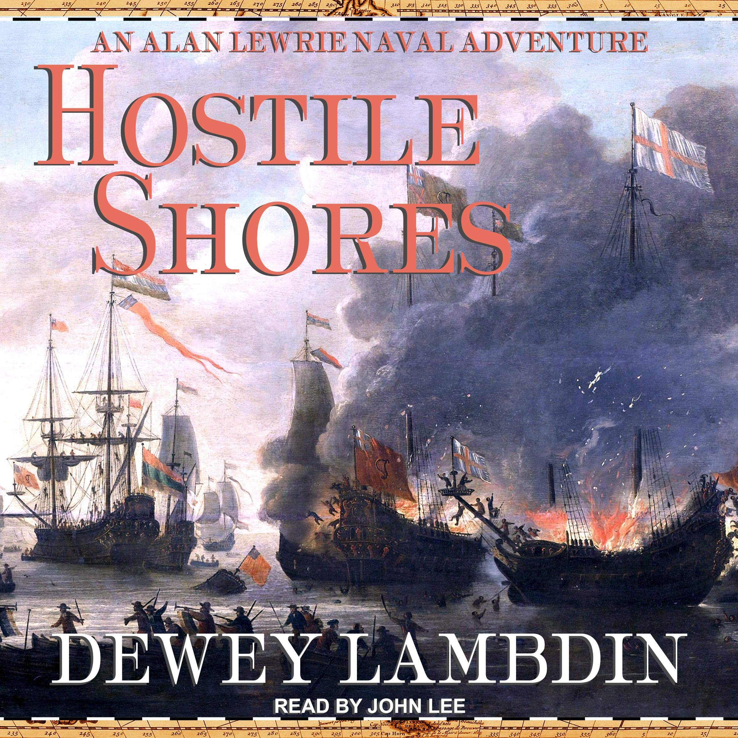 Cover art for Hostile Shores: Alan Lewrie Series, Book 19
