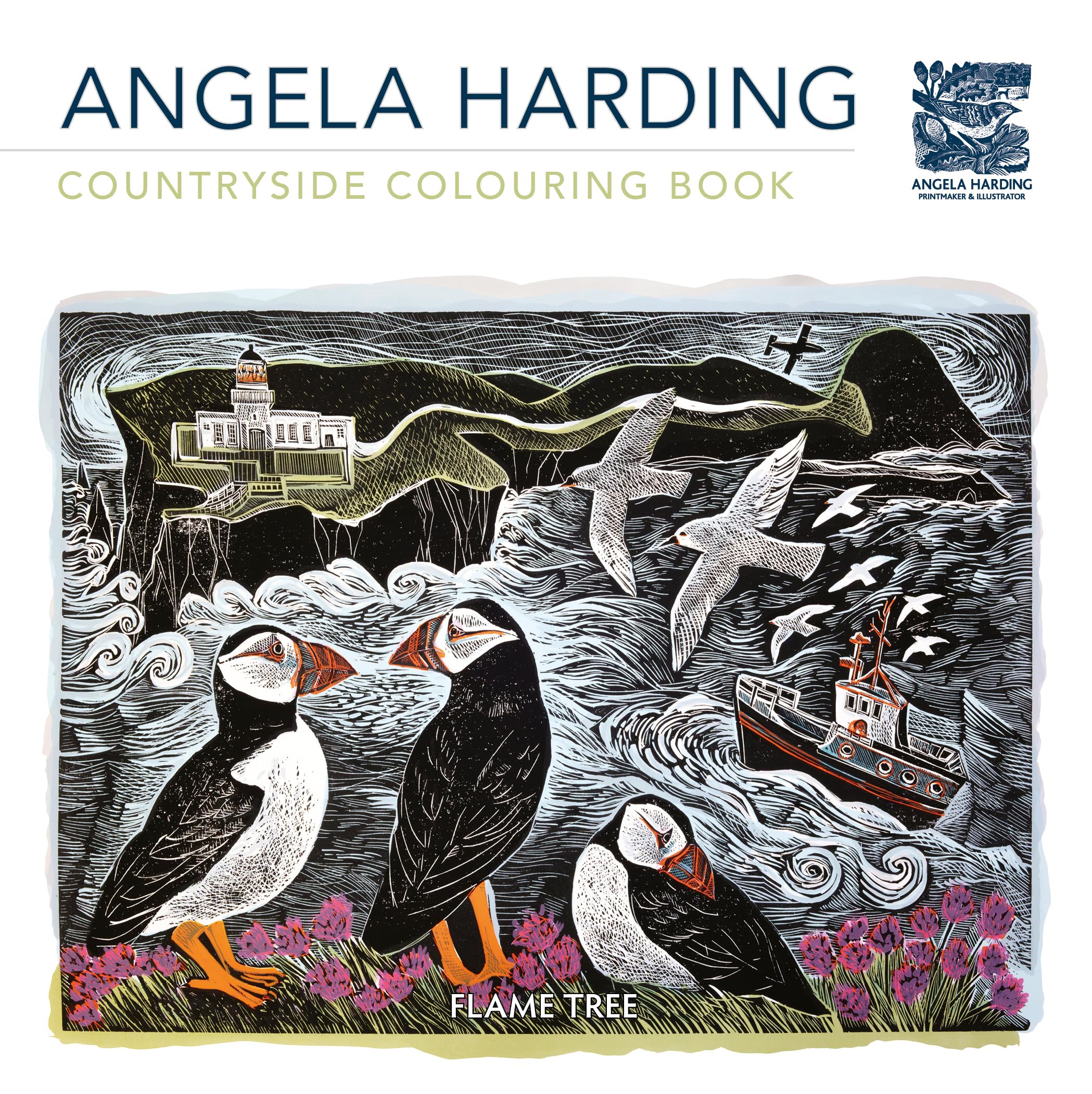 Countryside (Angela Harding) Colouring Book