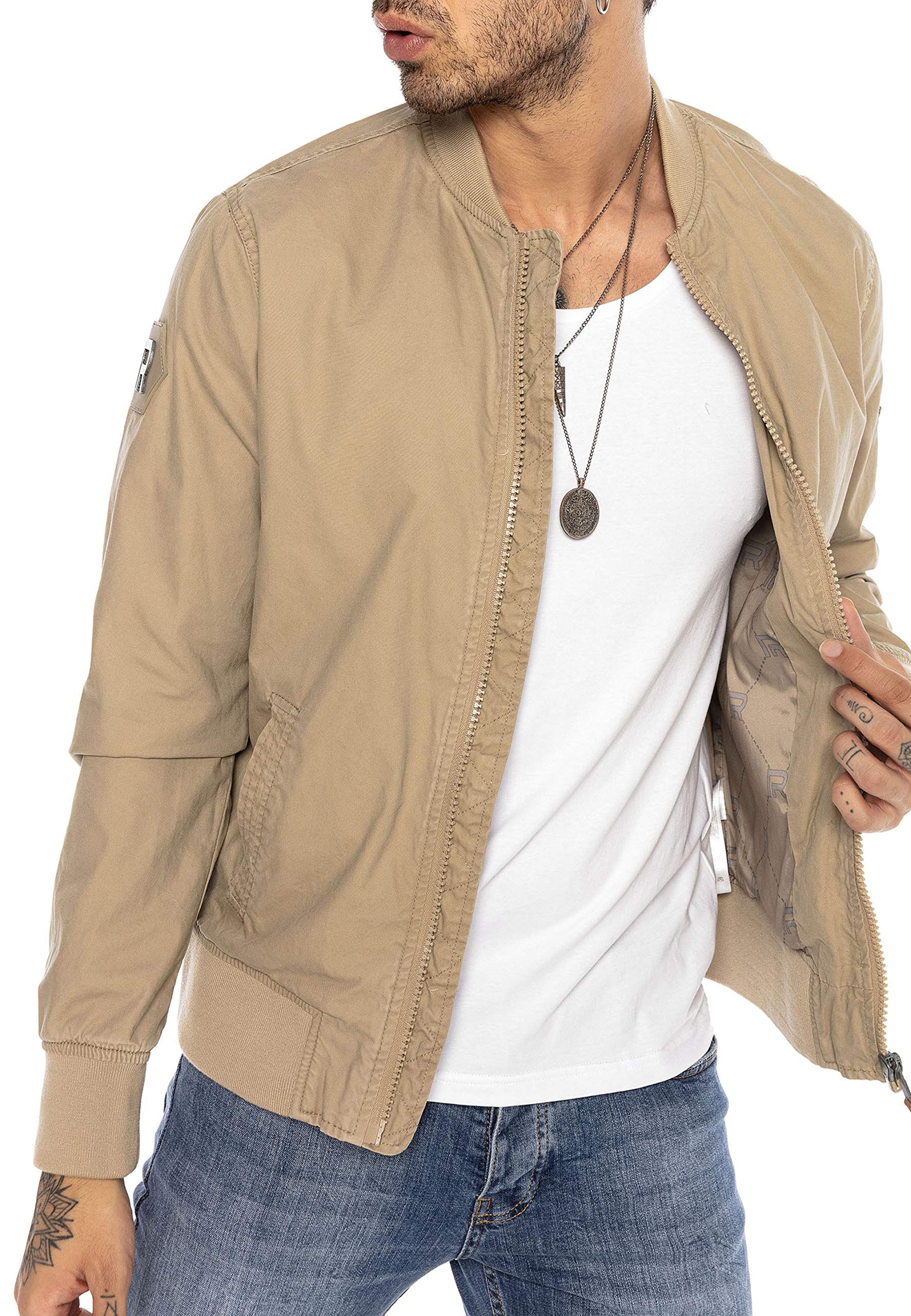 Redbridge Zeitlose Blouson Jacke in modischen Farben Übergangsjacke mit klassischem Schnitt
