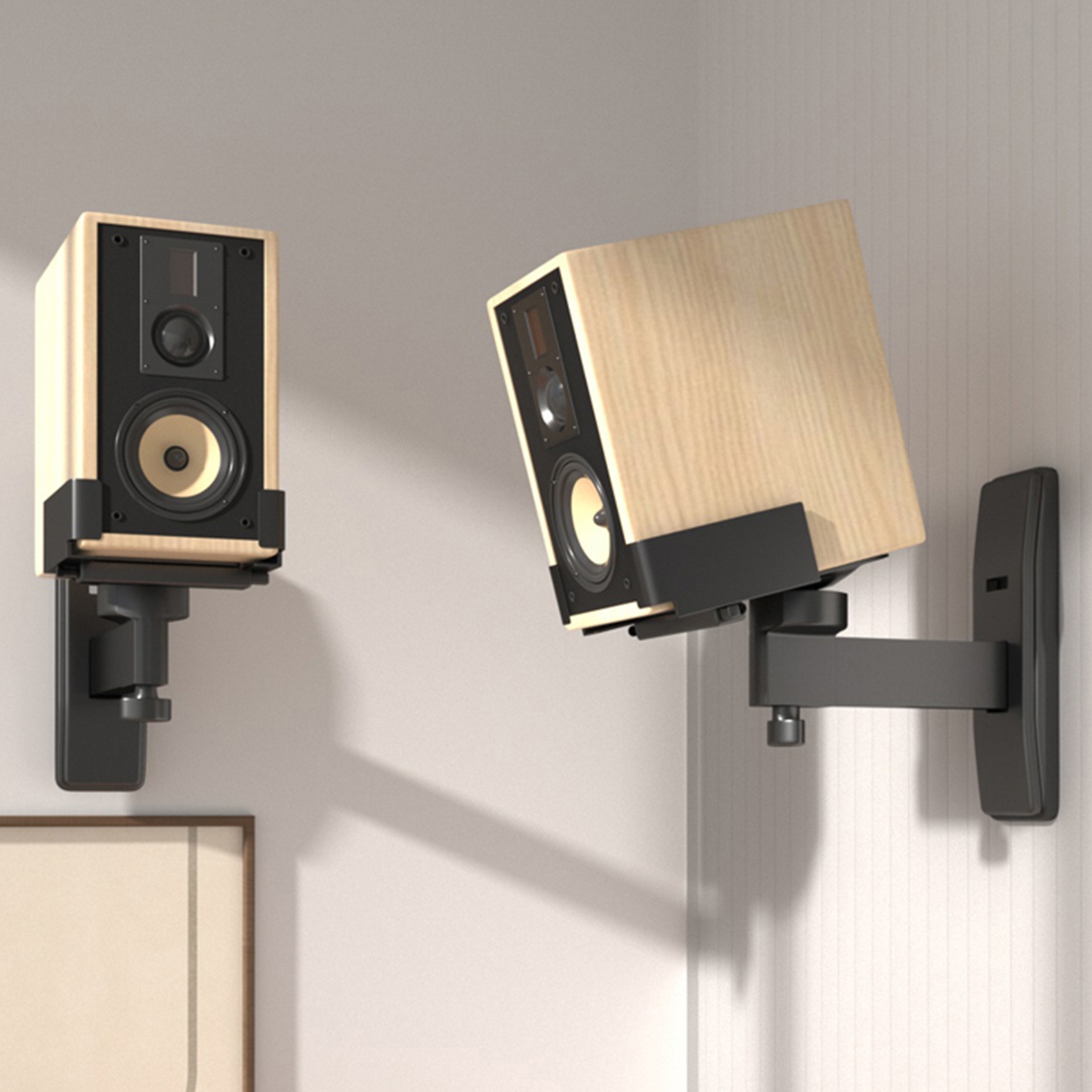 Amazon.co.jp: スピーカーブラケット 壁掛け スピーカースタンド 大型