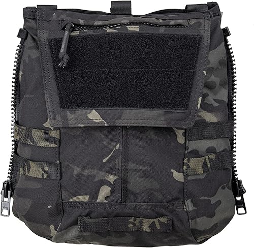 IDOGEAR Táctica Zip-on panel bolsa militar mochila chaleco accesorio bolsa para CPC AVS JPC2.0