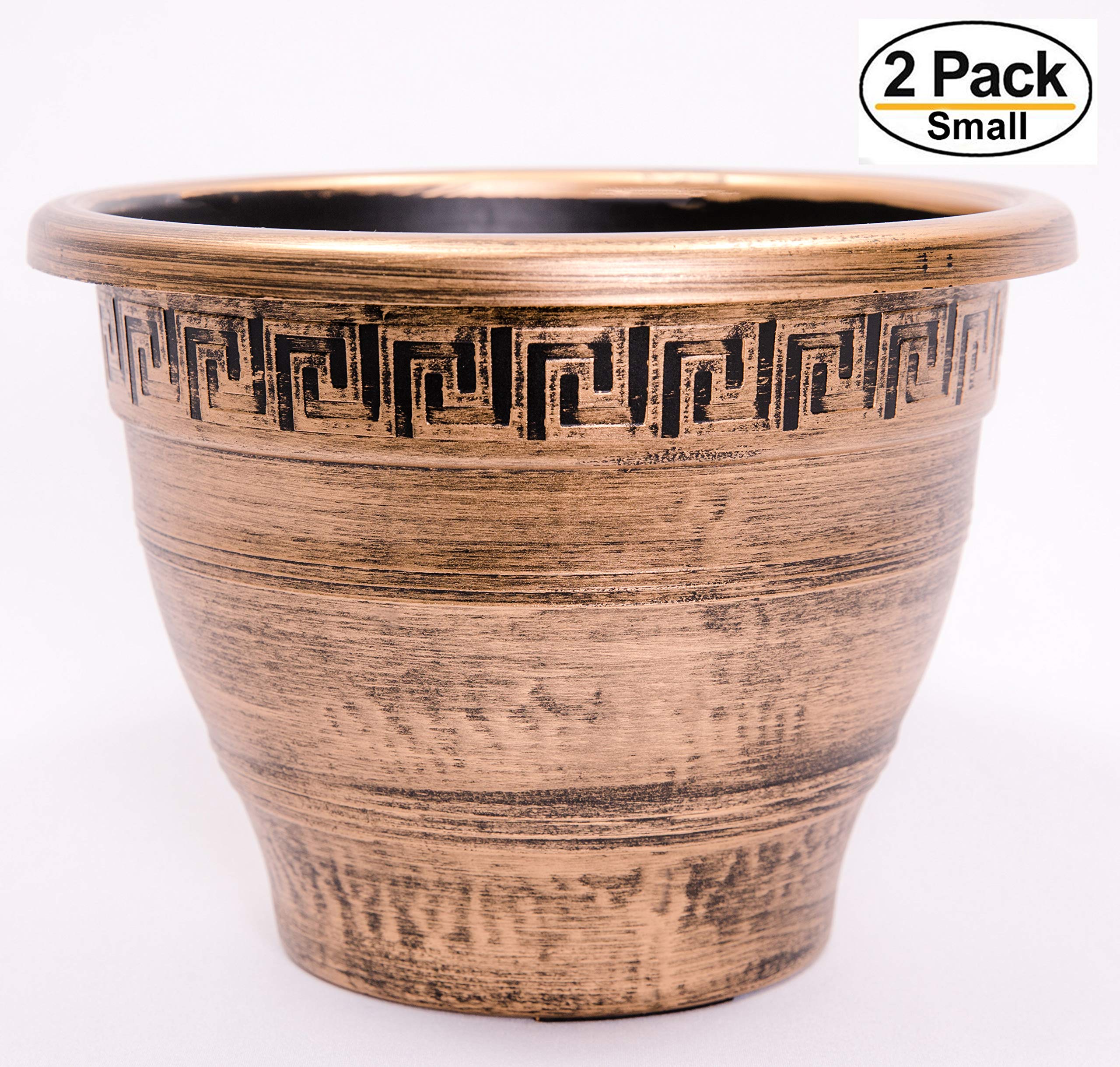 Amazon.co.jp: 古代ギリシャ風デザイン プラスチックプランター 10X7