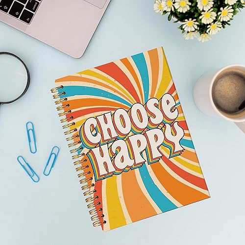 Miniatura 2 de Cuaderno floral, cuadernos inspiradores, cuadernos bonitos, diario floral, cuadernos para mujeres y niñas, cuaderno en espiral Be Kind to Yourself