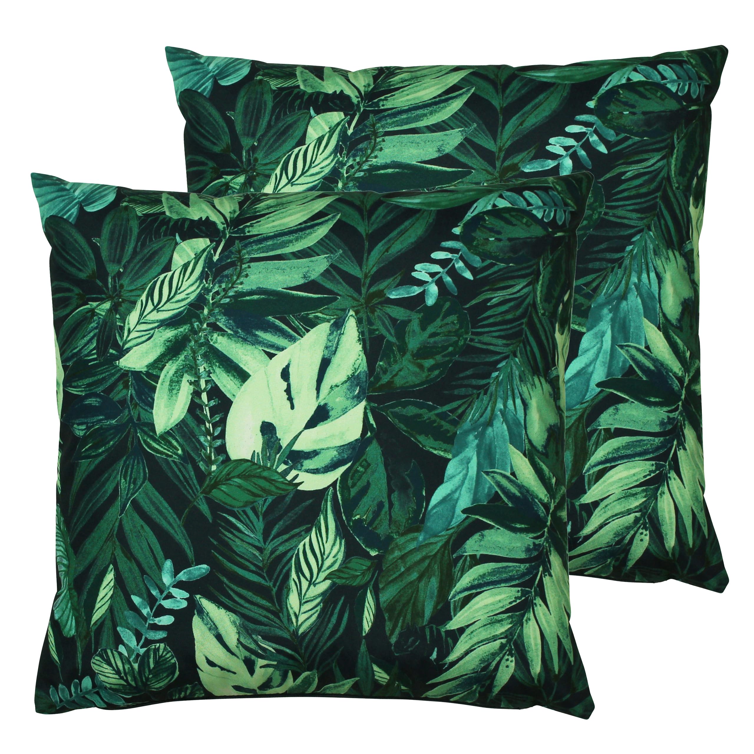 furn. Psychedelic Jungle Outdoor Cushions Twin Pack