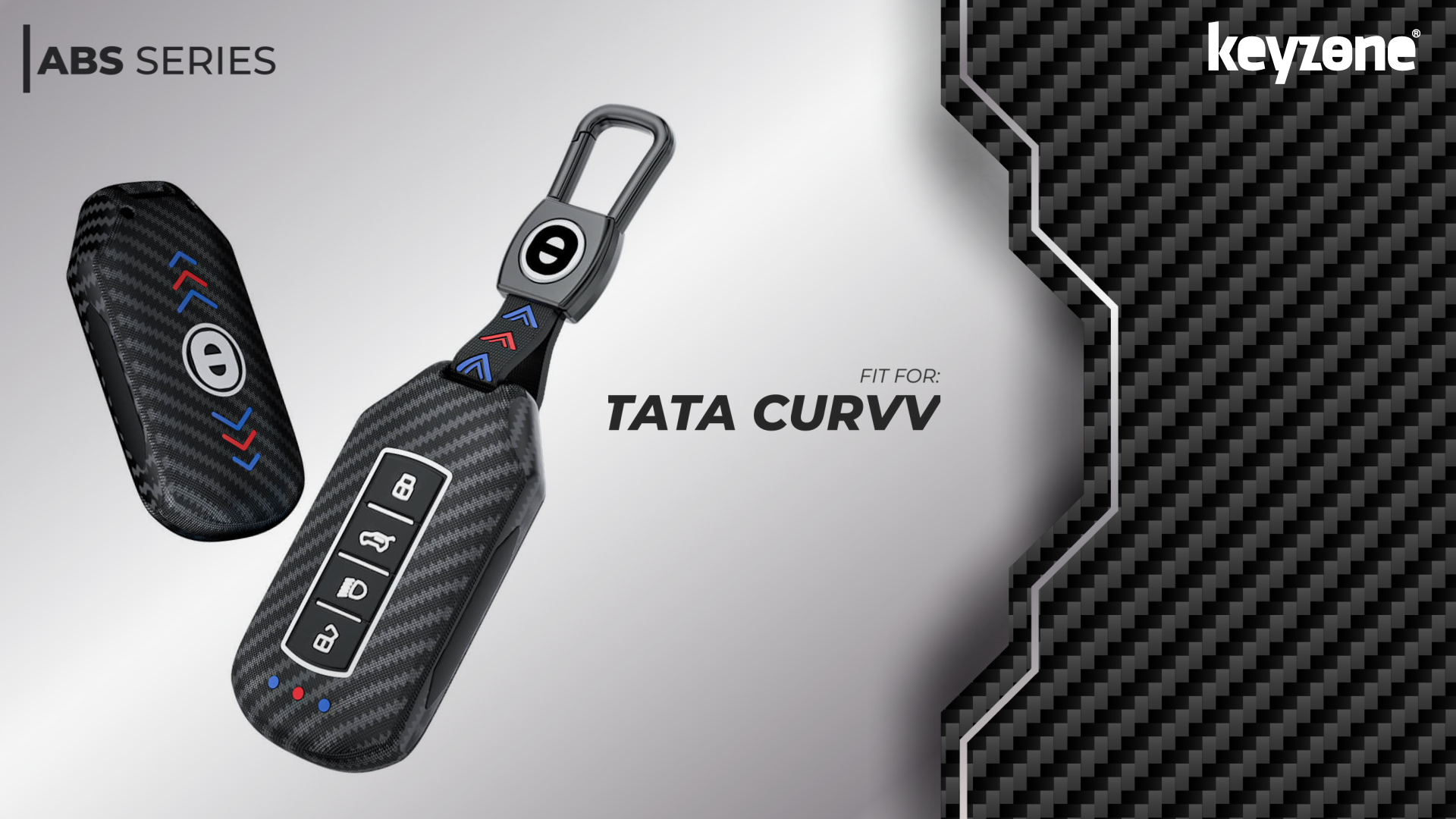 keyzone ABS Car Key Cover for Tata Harrier 2026, Safari 2026