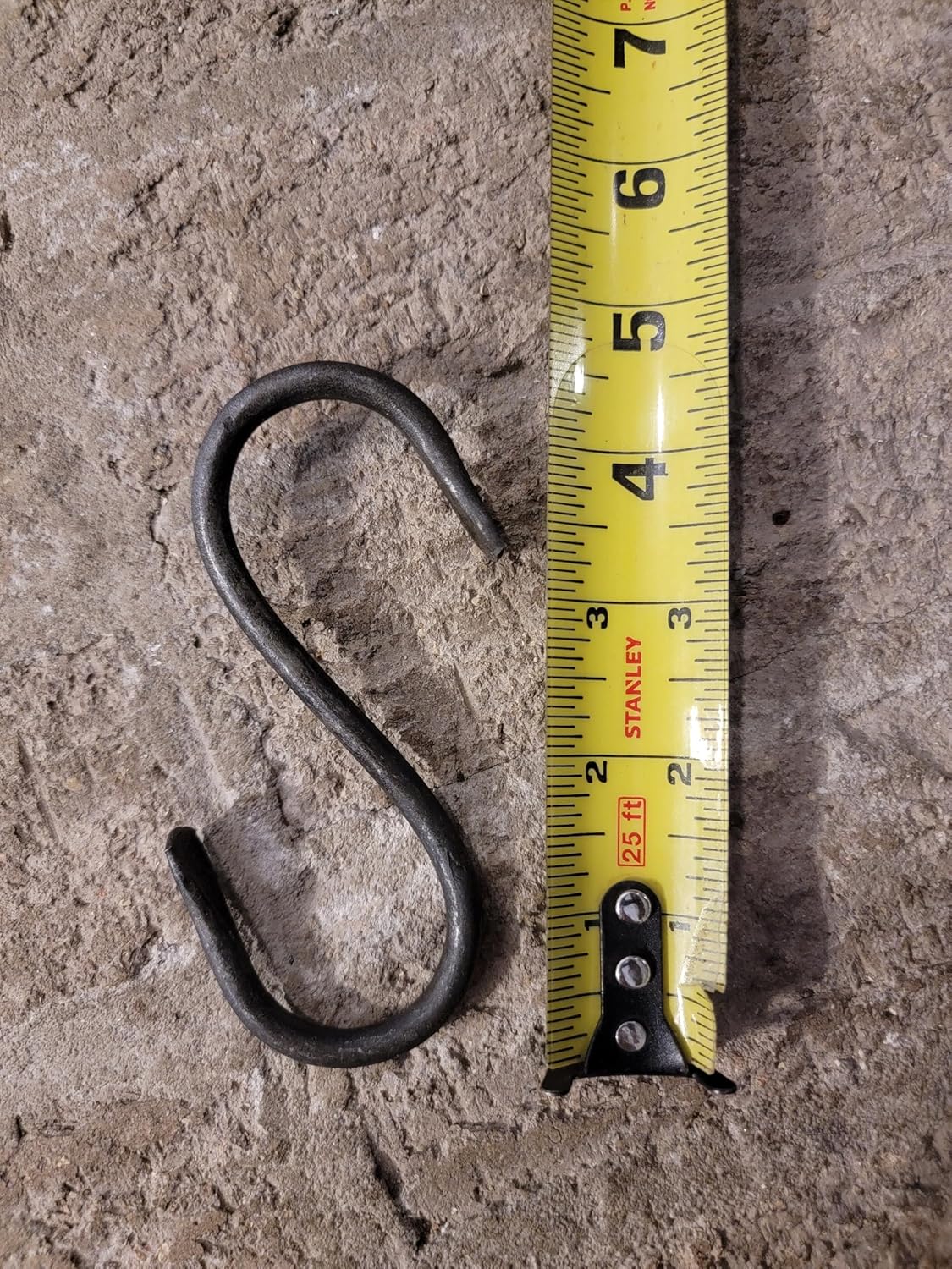 Hand-Forged S-Hook – Blacksmith-Made Steel Utility Hook for Kitchen, Workshop, or Garden (10)