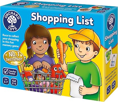 Orchard Toys Shopping List - Educational Memory Game - Age 3-7 - Perfect For Home Learning