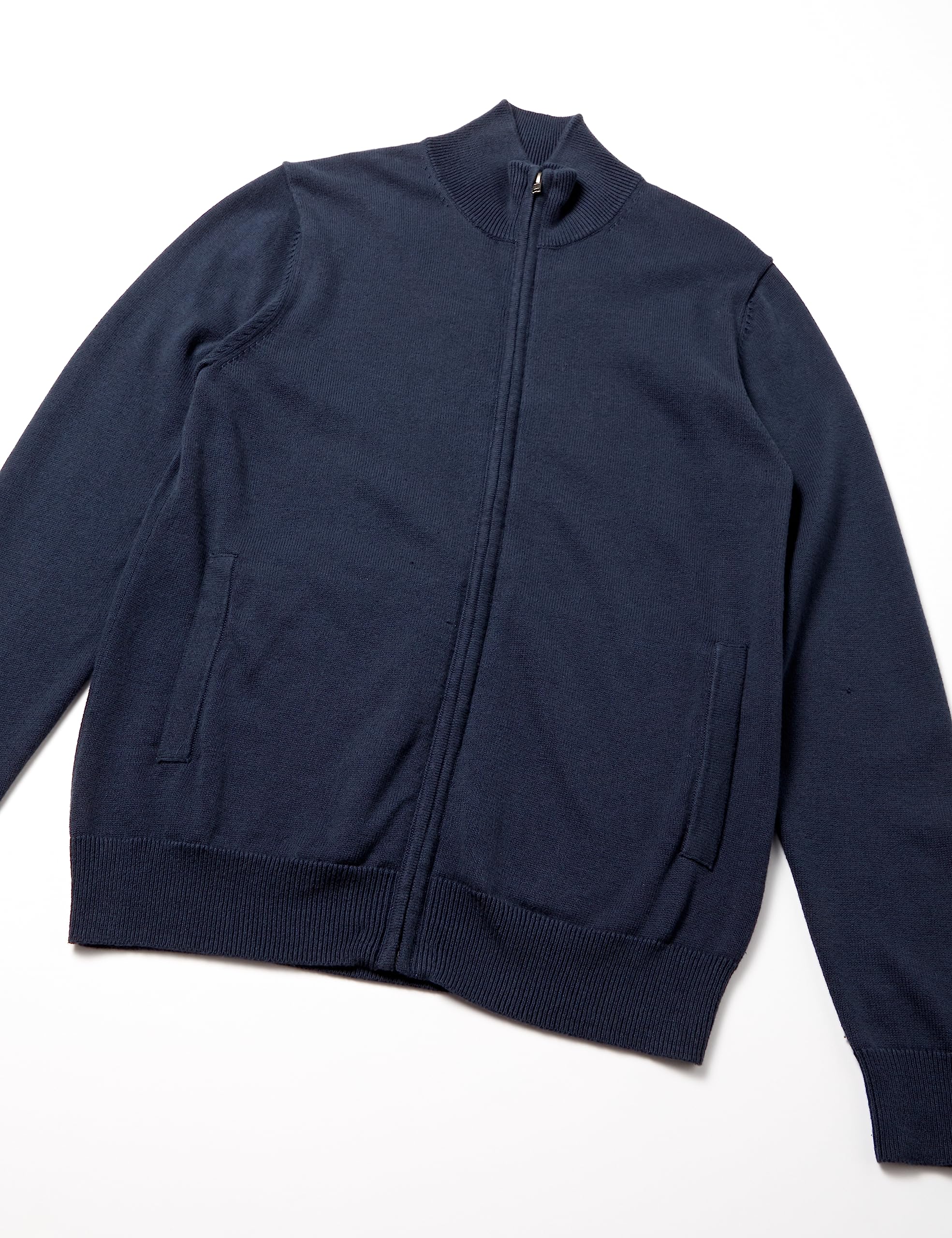 Amazon Essentials Hombre Jersey de Algodón con Cremallera Completa